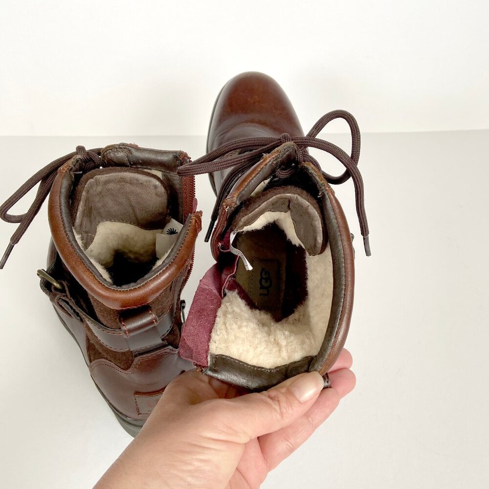 UGG Kesey Boots Chestnut Brown size 7.5 - Picture 13 of 15